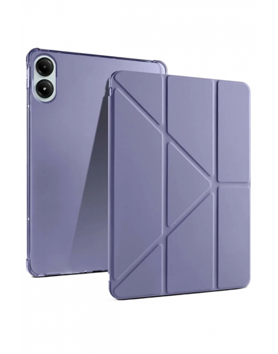Newface Xiaomi Redmi Pad Pro 12.1 Kılıf Kalemlikli Mars Tablet Kılıfı - Lavender