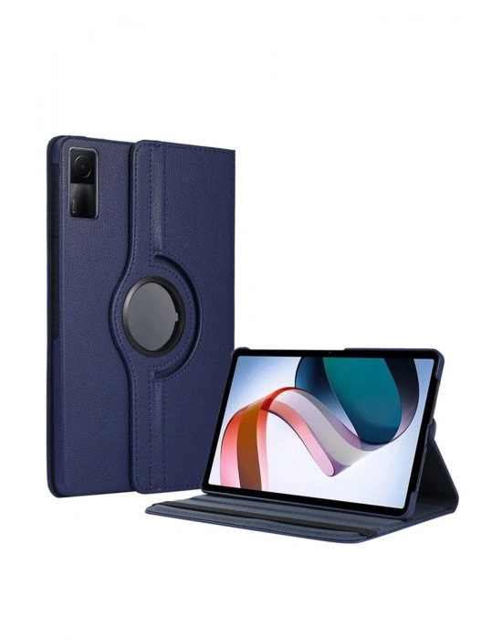 Newface Xiaomi Redmi Pad SE 4G Kılıf 360 Tablet Deri Kılıf - Lacivert