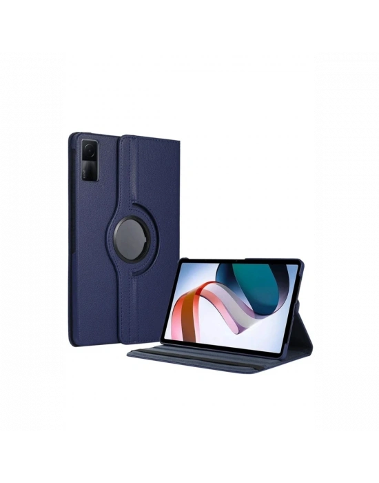 Newface Xiaomi Redmi Pad SE 4G Kılıf 360 Tablet Deri Kılıf - Lacivert