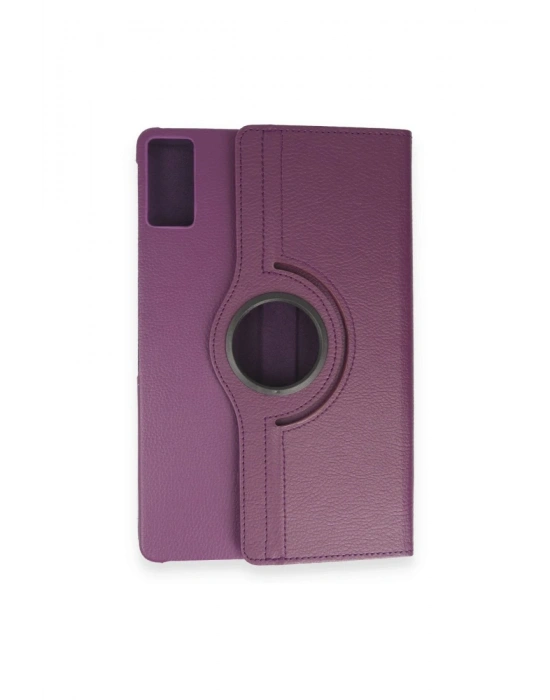 Newface Xiaomi Redmi Pad SE 4G Kılıf 360 Tablet Deri Kılıf - Mürdüm