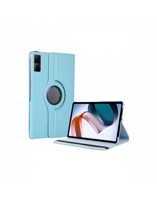 Newface Xiaomi Redmi Pad SE 4G Kılıf 360 Tablet Deri Kılıf - Turkuaz