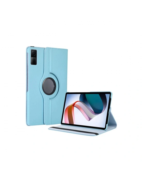 Newface Xiaomi Redmi Pad SE 4G Kılıf 360 Tablet Deri Kılıf - Turkuaz