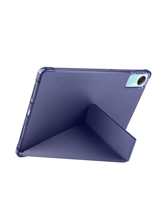 Newface Xiaomi Redmi Pad SE 4G Kılıf Kalemlikli Mars Tablet Kılıfı - Lacivert