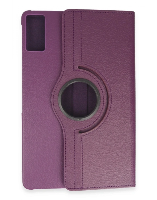 Newface Xiaomi Redmi Pad SE Kılıf 360 Tablet Deri Kılıf - Mürdüm