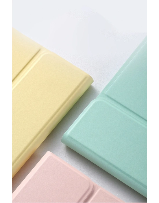 Newface Xiaomi Redmi Pad SE Kılıf KC01 Smart Klavyeli Tablet Kılıfı - Lila