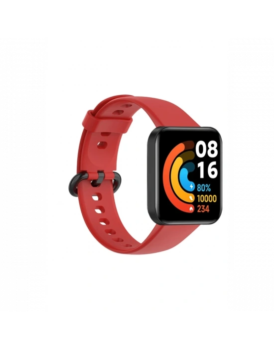Newface Xiaomi Redmi Watch 2 Klasik Kordon - Kırmızı