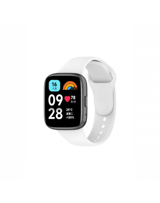 Newface Xiaomi Redmi Watch 3 Active Klasik Kordon - Beyaz