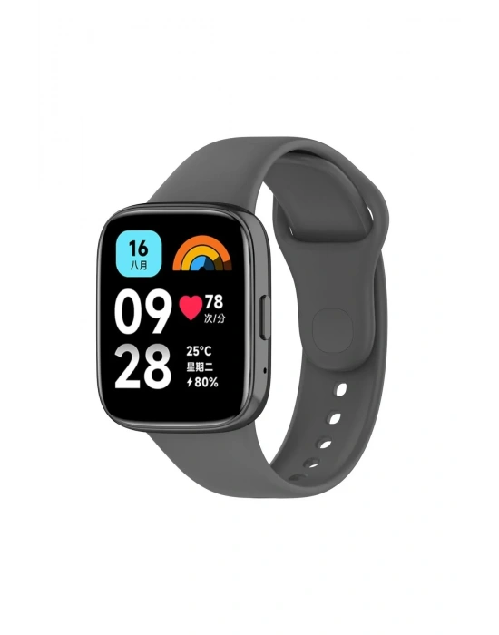 Newface Xiaomi Redmi Watch 3 Active Klasik Kordon - Füme