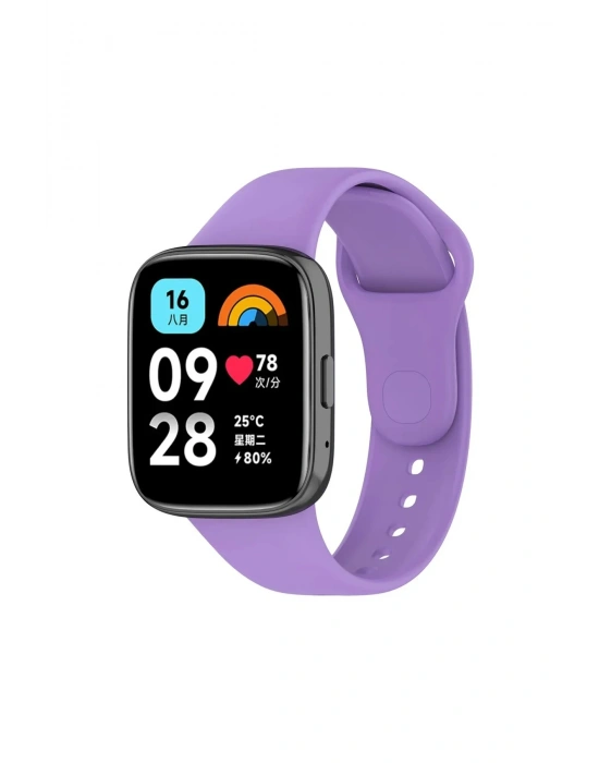 Newface Xiaomi Redmi Watch 3 Active Klasik Kordon - Lila