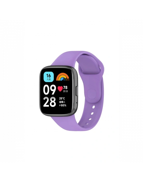 Newface Xiaomi Redmi Watch 3 Active Klasik Kordon - Lila