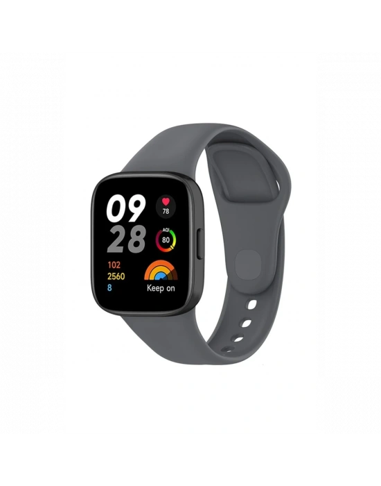 Newface Xiaomi Redmi Watch 3 Klasik Kordon - Füme