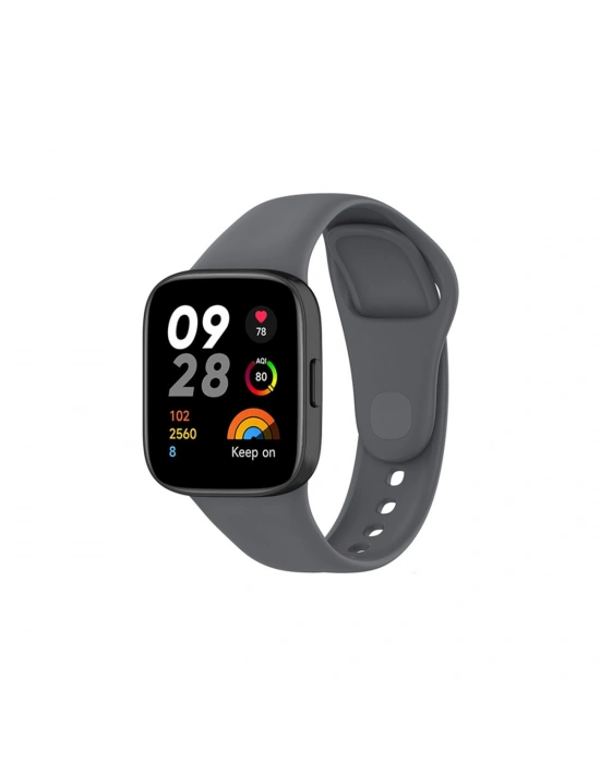 Newface Xiaomi Redmi Watch 3 Klasik Kordon - Füme