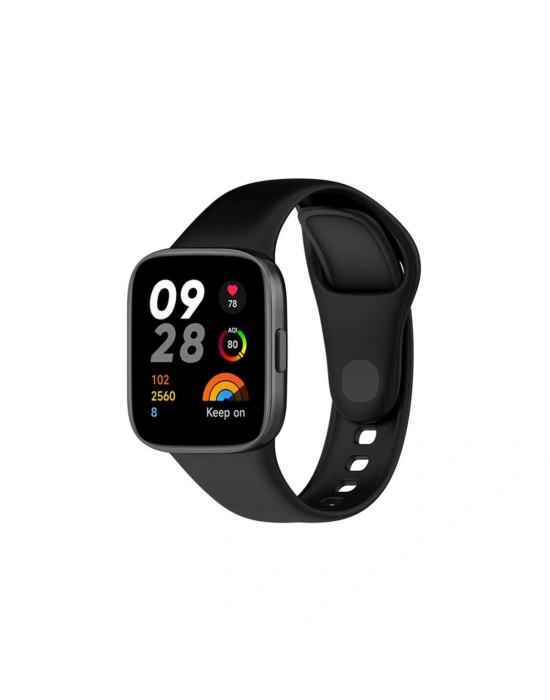 Newface Xiaomi Redmi Watch 3 Klasik Kordon - Siyah