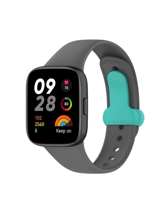 Newface Xiaomi Redmi Watch 3 Origin Silikon Kordon - Füme