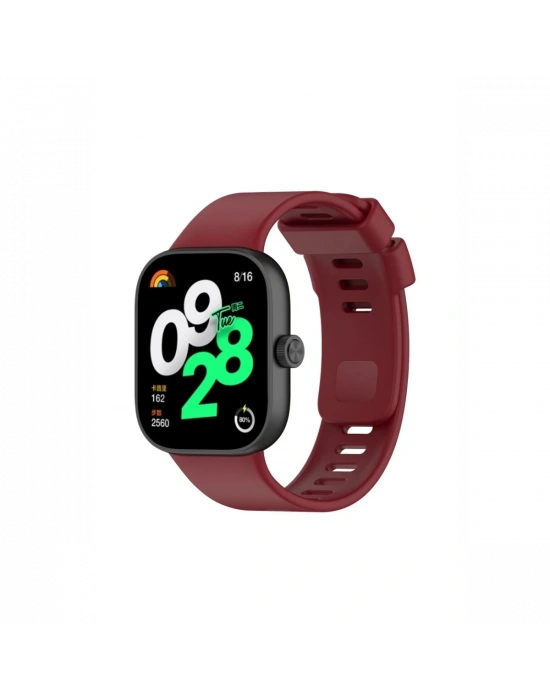 Newface Xiaomi Redmi Watch 4 Klasik Kordon - Bordo