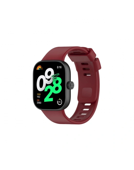 Newface Xiaomi Redmi Watch 4 Klasik Kordon - Bordo