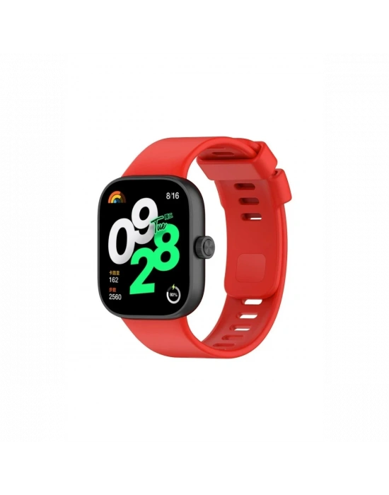 Newface Xiaomi Redmi Watch 4 Klasik Kordon - Kırmızı