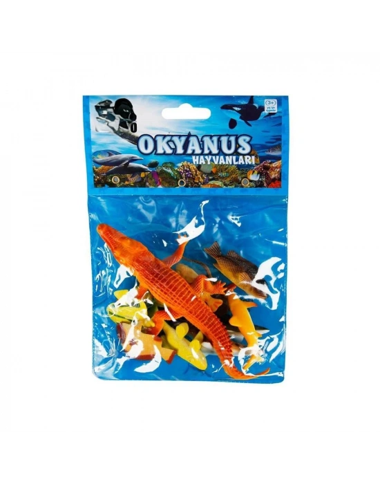 Okyanus Hayvanları Poşetli Hayvan Oyun Seti