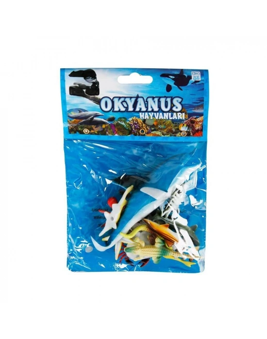 Okyanus Hayvanları Poşetli Hayvan Oyun Seti