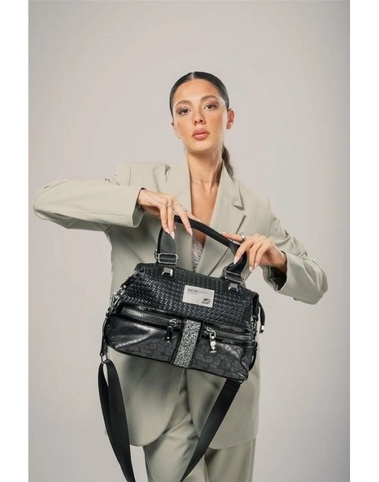 Olwa Siyah Cilt Kol Ve Omuz Çantası