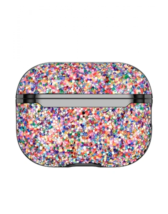 Onegif Airpods 3 (3.nesil) Bright Simli Airpods Kapak - Gold