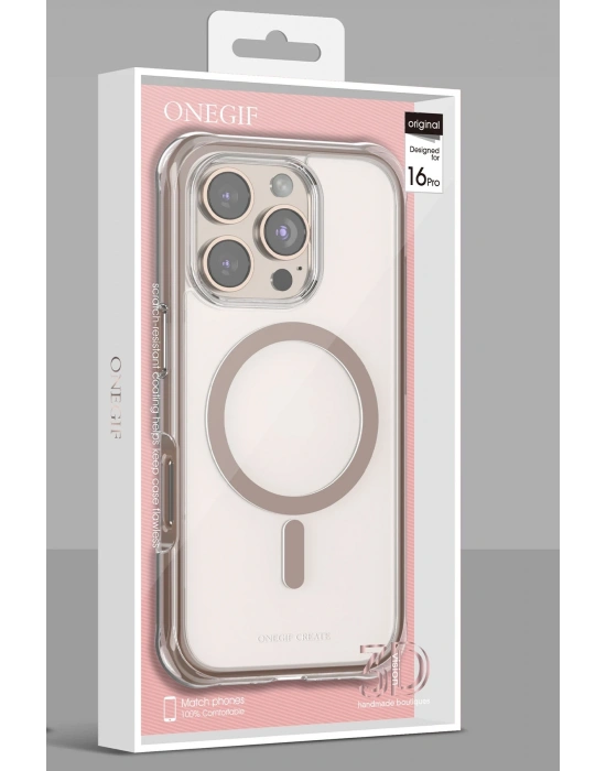 Onegif Apple iPhone 15 Hulk Magsafe Kapak - Beyaz