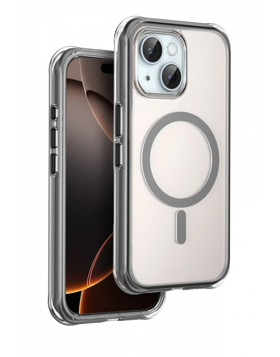 Onegif Apple iPhone 15 Hulk Magsafe Kapak - Siyah