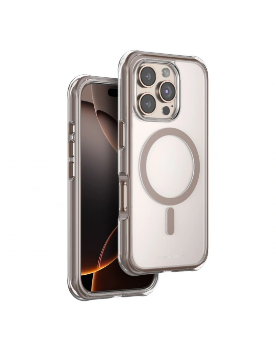 Onegif Apple iPhone 16 Pro Max Hulk Magsafe Kapak - Çöl Titanyum