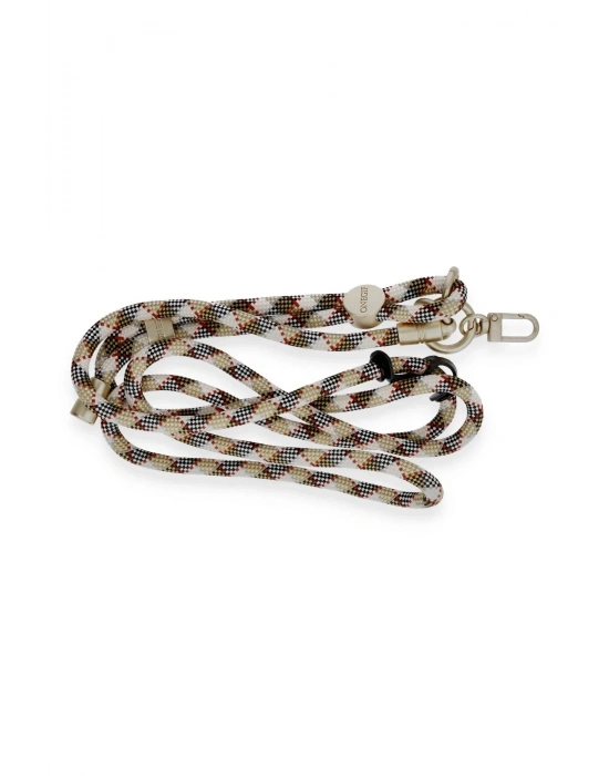 Onegif JE Desenli Boyun Askısı - Kahverengi