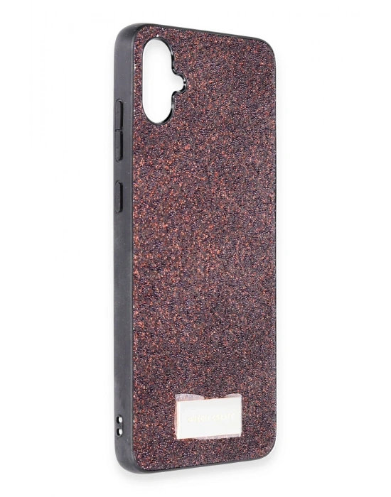 Onegif Samsung Galaxy A05 Bright Simli Kapak - Derin Mor