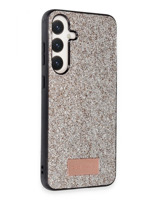 Onegif Samsung Galaxy A25 5G Bright Simli Kapak - Gold