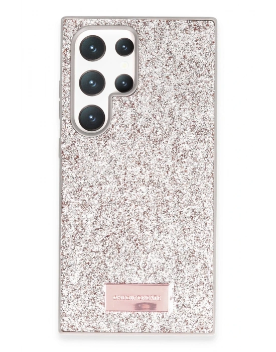 Onegif Samsung Galaxy S23 Ultra Bright Simli Kapak - Gold