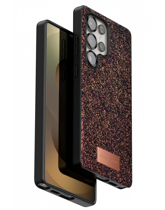 Onegif Samsung Galaxy S25 Ultra Bright Simli Kapak - Derin Mor