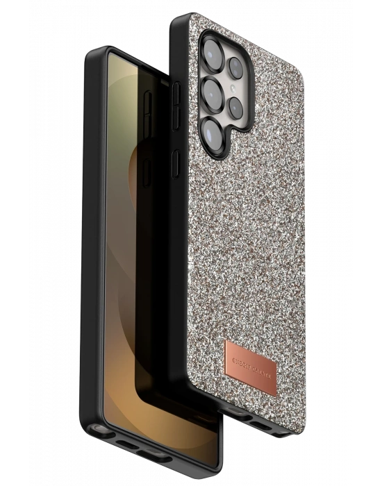 Onegif Samsung Galaxy S25 Ultra Bright Simli Kapak - Gold