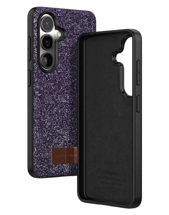 Onegif Samsung Galaxy S26 Plus Bright Simli Kapak - Derin Mor