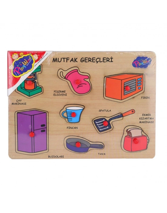 ONY-168-169 Ahşap Tutmalı Mutfak Gereçleri - Oyuncak