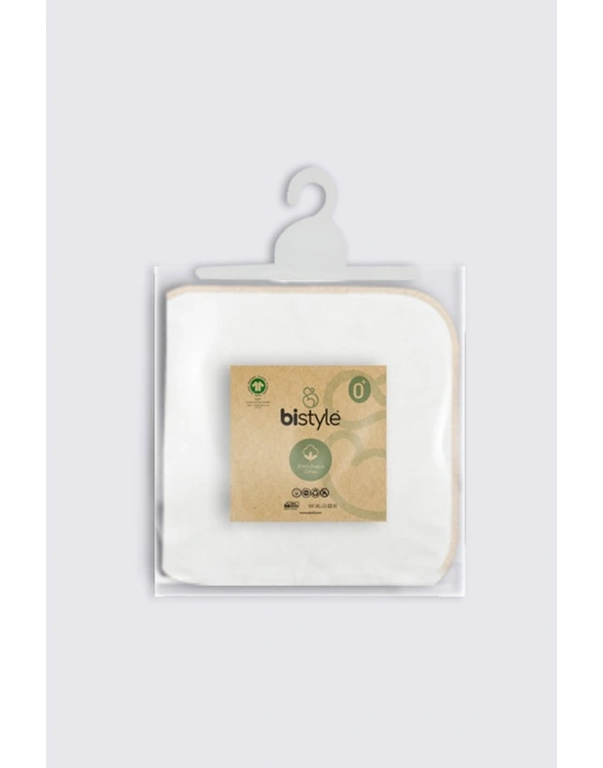 Organik 28x28 10Lu Penye Mendil 90101 Ekru