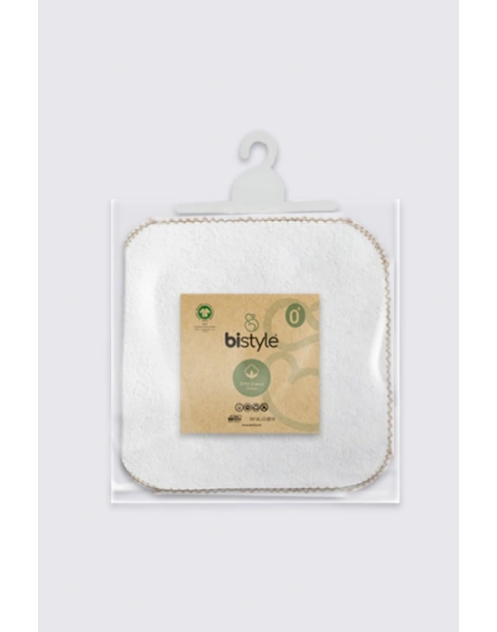 Organik 28x28 6Lı Havlu Mendil 90105 Ekru