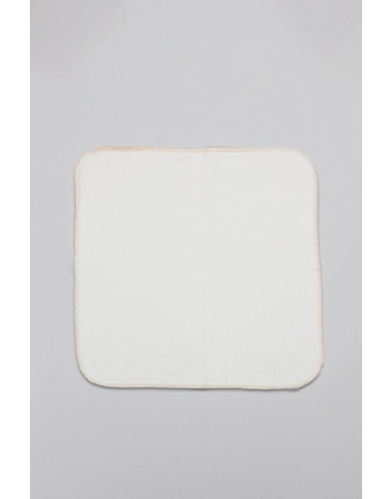 Organik 28x28 6Lı Penye Mendil 90103 Ekru