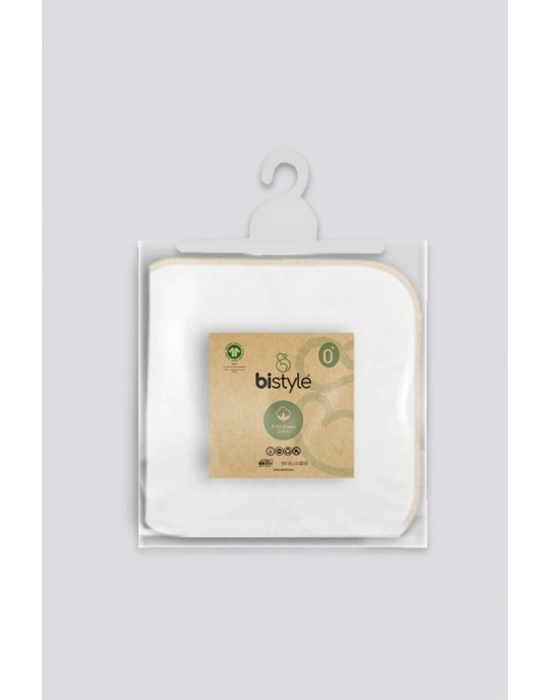 Organik 28x28 6Lı Penye Mendil 90103 Ekru