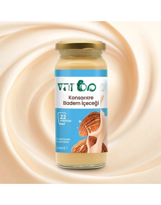Organik Badem Sütü Konsantresi 240 Gr