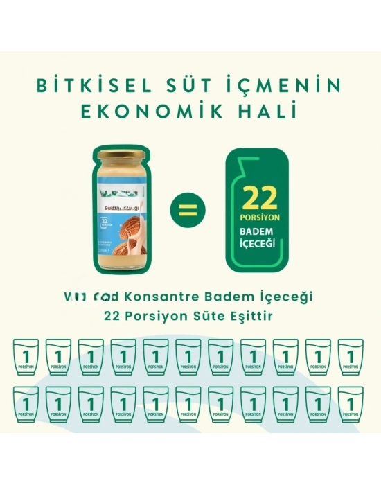 Organik Badem Sütü Konsantresi 240 Gr