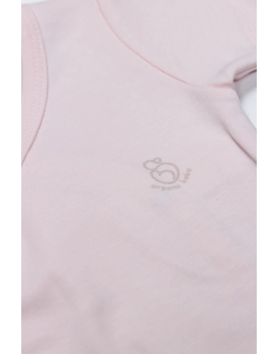 Organik Natural Basic Style Kruvaze Uzun Kol Body BS17102 Pembe