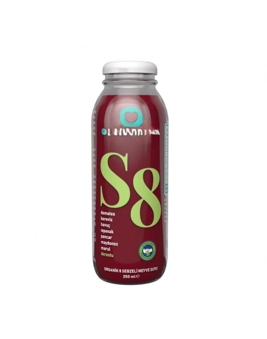 Organik S8 Meyve & Sebze Suyu 250ml