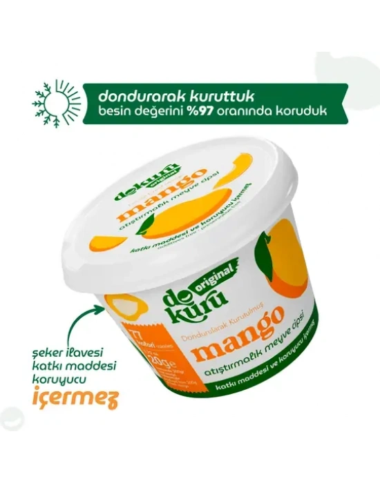 Original Mango Atıştırmalık Meyve Cipsi 20gr