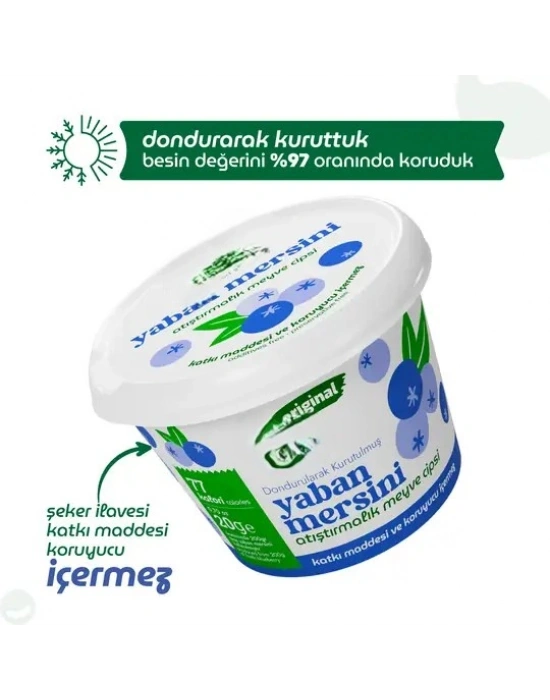Original Yaban Mersini Atıştırmalık Meyve Cipsi 20gr
