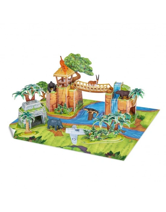 Orman Hayvanları Oyun Seti 3D Puzzle