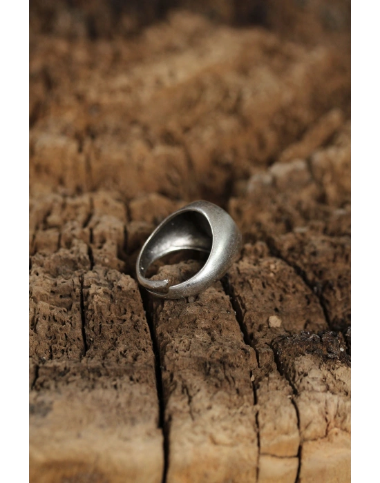 Otantik Emoji Tasarımlı Ayarlamalı Kadın Yüzük