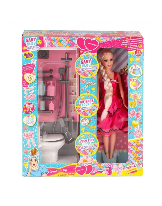 OYD-02387 Bebek ve Banyo Oyun Seti - Oyuncak