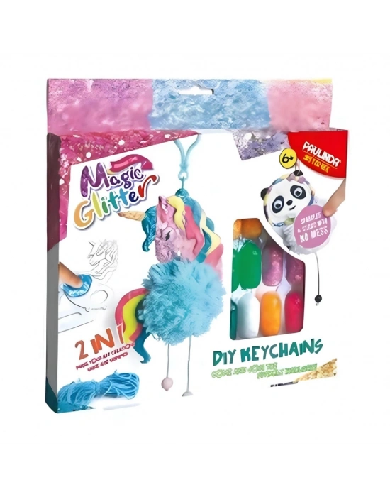 Paulinda Magic Glitter 2n1 DIY Keychains Hobi Set S00095608